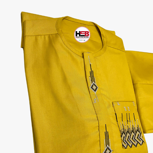 Tunique Homme Ordinateur Jaune