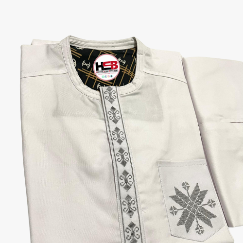 Ensemble Tunique Homme Simple Beige