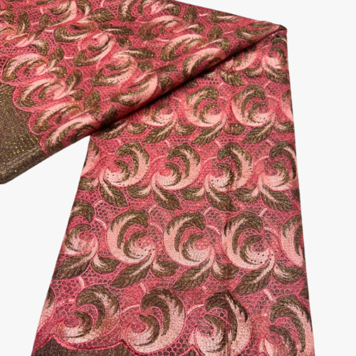 Tissu Djipir Couleur Rose Claire